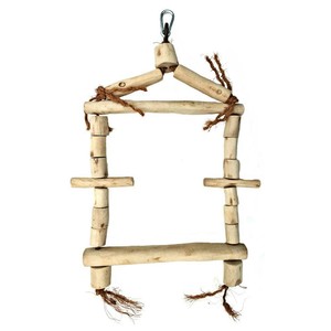 Détails Sur Java Bois Pet Oiseau Petit En Bois Perroquet Escalade Balançoire Jouet Afficher Le Titre Dorigine