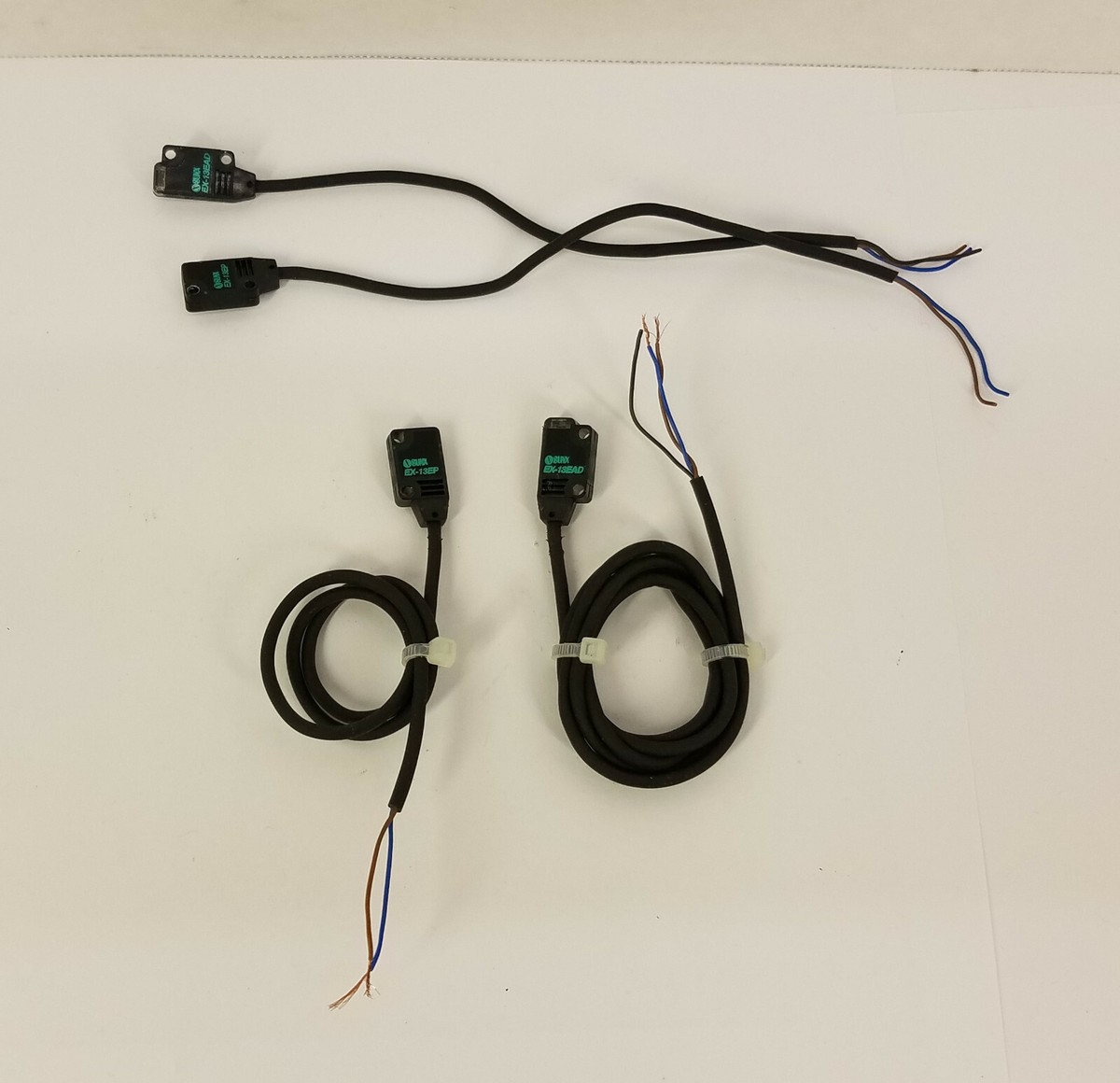 Lot of 2) Panasonic SUNX EX-13EAD & EX13EP Photoelectric Lot of 2) Panasonic SUNX EX-13EAD & EX13EP Photoelectric