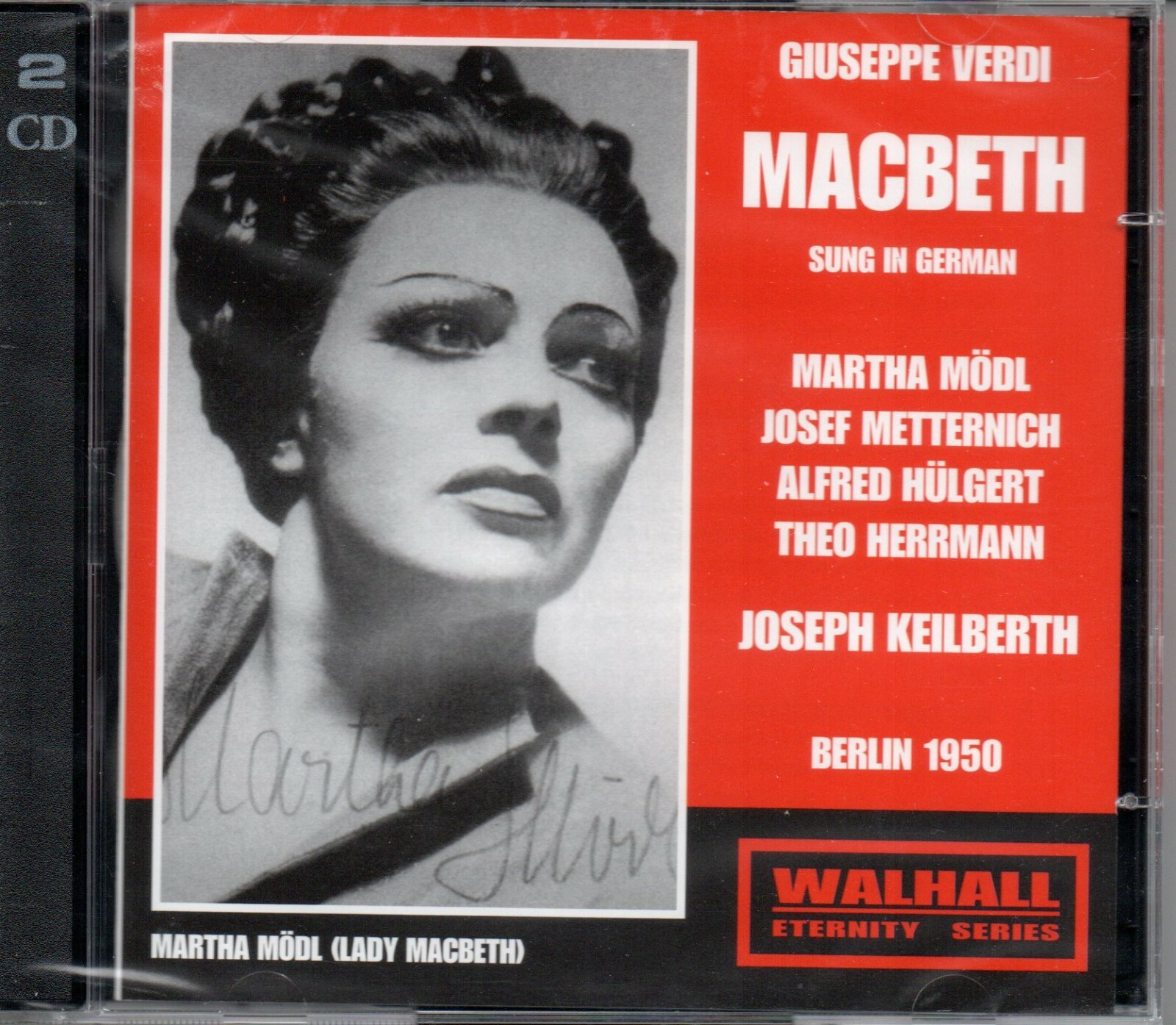 VERDI - MACBETH - IN GERMAN - MODL - METTERNICH - KEILBERTH - BERLIN 1950