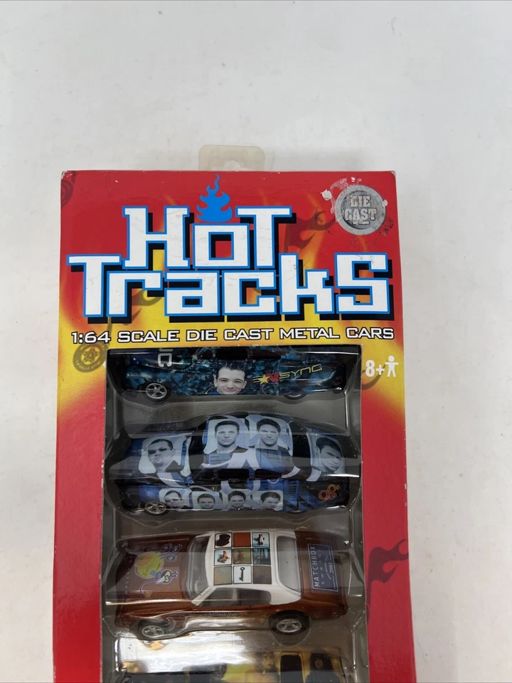 CAMPEONES DE CARRERAS HOT TRACKS MEGA HIT FIVE PAQUETE DE 5 DIE CAST KISS 98 grados *NSYNC Foto 2 de 4