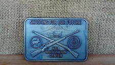 NRA Whittington Center Raton, New Mexico Belt Buckle 'Shooting For Our Future'