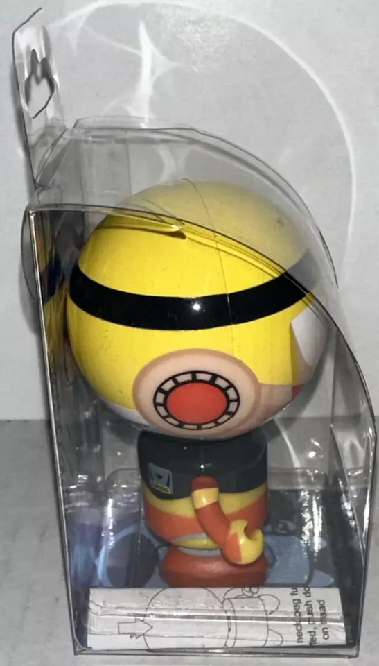 Mega Man Stage 1 Guts Man Capcom Limited Edition Bobble Budds Bobblehead Figure - Image 4 of 4