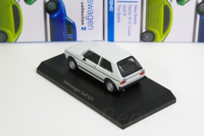 Kyosho 1/64 Volkswagen Golf GTI white Volkswagen Minicar