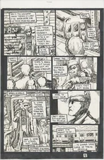 Tears Like Water #2 1999 Hand-inked original comic pg Brien Cardello SIGNED p5