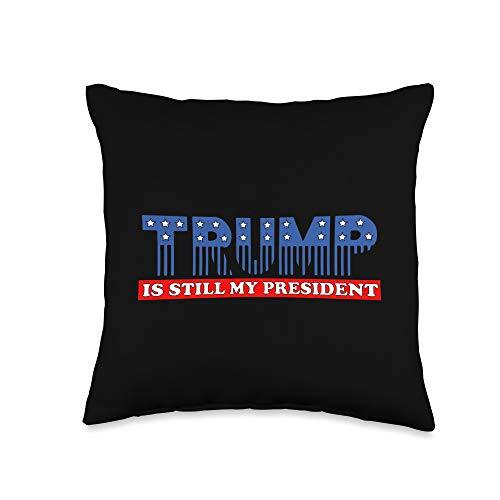 Trump is Still My President America is 2020 Throw Pillow, Multicolor 16x16 - Picture 4 of 4