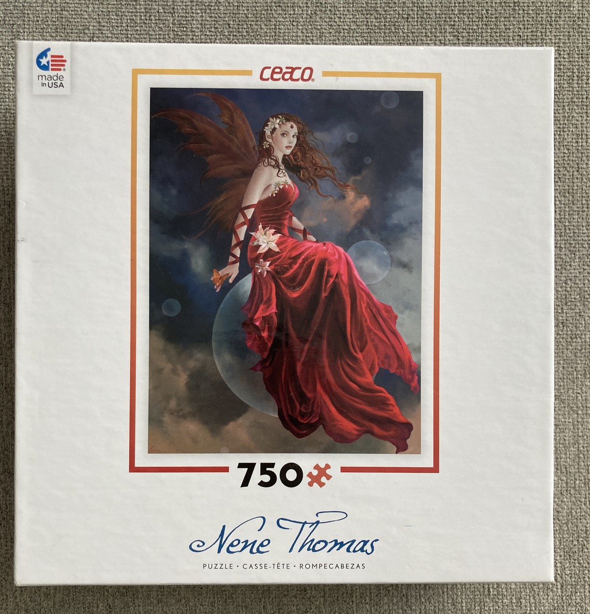 New “Crimson Lilly” CEACO 750 Piece Puzzle - Nene Thomas | eBay