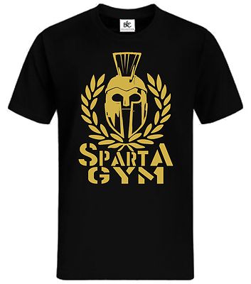 Sparta Gym T-shirt Film Fun Leonidas 300 Fight Shirt Spartaner MMA Training Kult