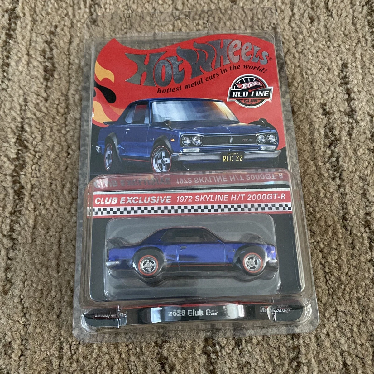 2022 Hot Wheels RLC HWC 1972 Nissan Skyline H/T 2000GT-R Exclusive Members Car