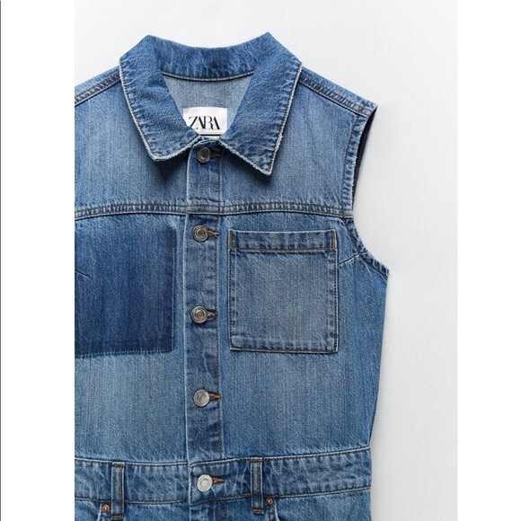 zara asymmetric denim dress Ray Denim Midi Dress | Sea Spray Wash
