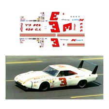 3 K Mart Fred Lorenzen 1969 1/64 scale decal fits AFX Tyco Lifelike Autoworld