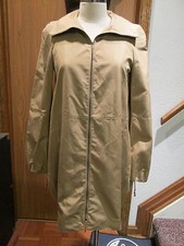 Akris Caramel Silk Coat Size 4