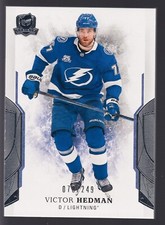 2017-18 NHL UD Upper Deck The Cup Base Card #76 Victor Hedman 78/249 Lightning