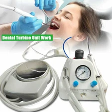 Portable Sale Handpiece Turbine Unit 3 Way Air Water Syringe 4-H No Compressor