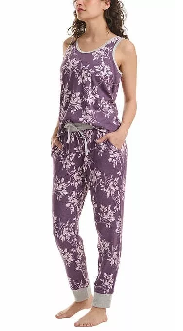 Nuevo con etiquetas Live Love Lounge conjunto de 2 piezas de pijama de salón púrpura talla XL $75 11HL418 Foto 4 de 4