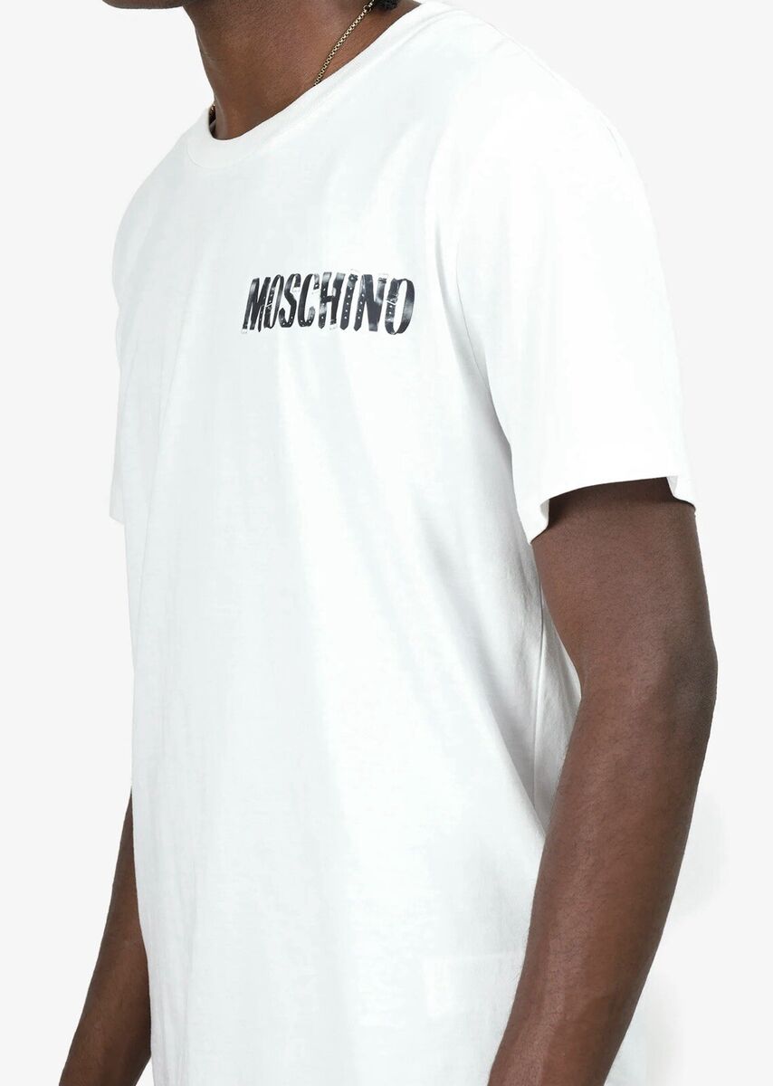 Moschino Couture - Belt Logo Print Short Sleeve T Shirt Sz Moschino Couture - Belt Logo Print Short Sleeve T Shirt Sz