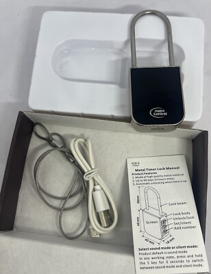 Habit Control  Metal Timer Lock Smart Padlock Unlocks Only When The Times  TPR