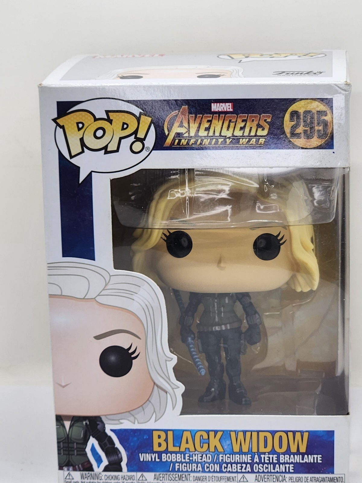 Sale Funko Pop! Vinyl: Marvel - Black Widow #295 New Unopened Minor Box Damage