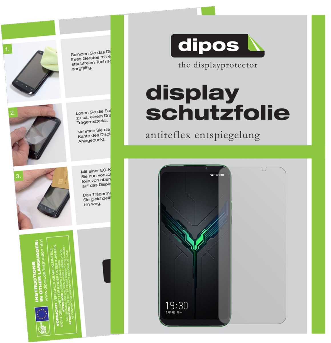 Dipos I 6X Pellicola Protettiva Antiriflesso Opaca Per Xiaomi Redmi 3S, Anti Graffio, Facile Applicazione Senza Bolle, Prodotta In Germania (Confezione Da 6)