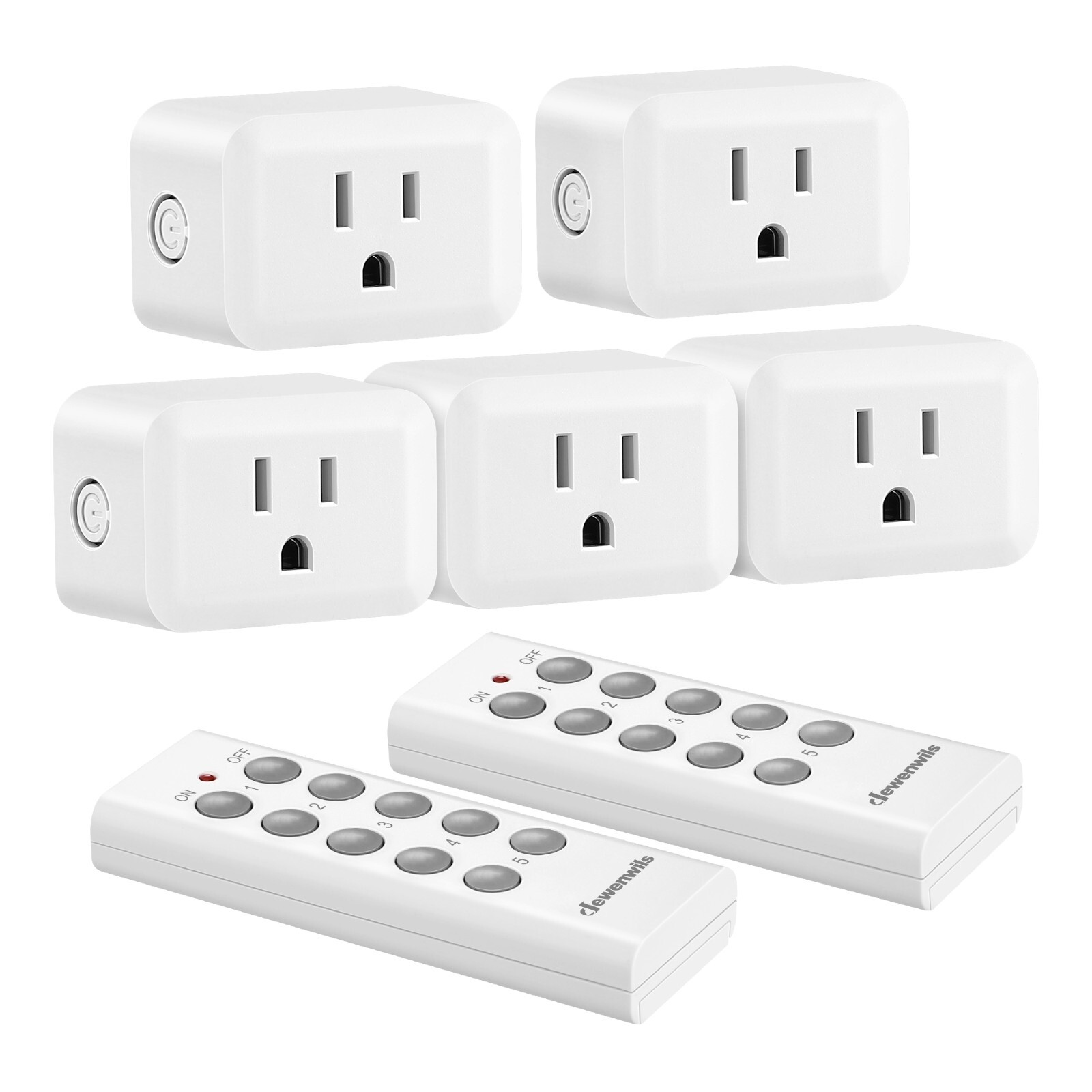 DEWENWILS Wireless Remote Control Outlet, Programmable and Expandable Electrical