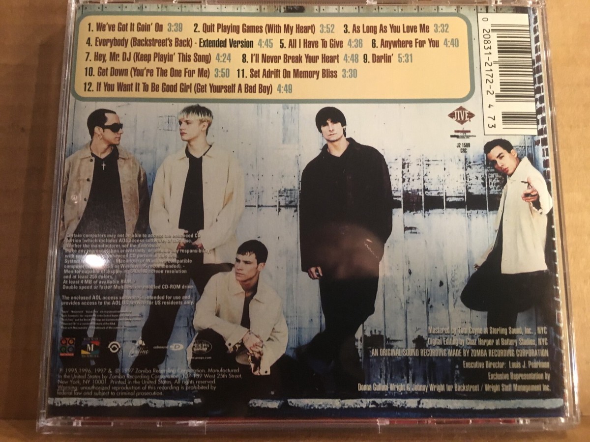 Backstreet Boys by Backstreet Boys (CD, 1997) 886979103528| eBay