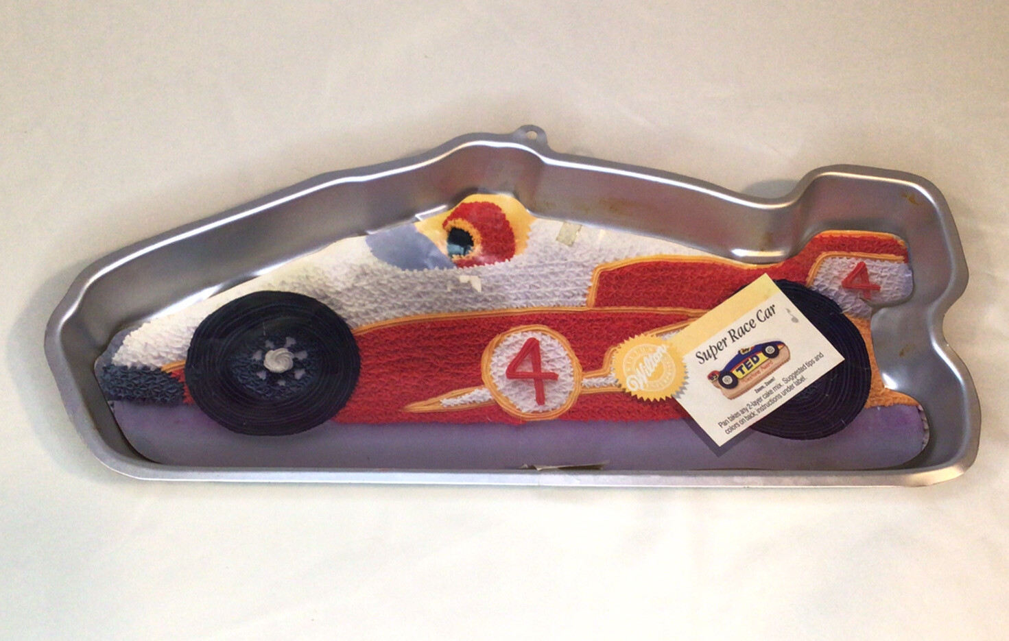 Wilton Super Race Car "New" Aluminum Cake Pan 1990 21056508 eBay