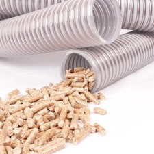 Pelletschlauch PVC 50 mm, Saug- & Rückluftschlauch, antistatisch mit Kupferlitze