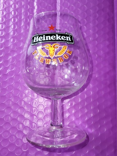 Retired Heineken TARWEBOK 5 1/2" tall Stemmed Beer Glass - 第 1/4 張圖片