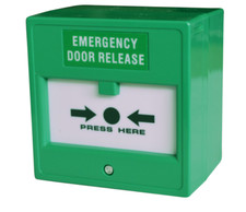 ASEC Call Point  Emergency break glass / call point available in green.