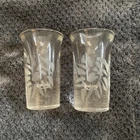 Vintage Decorative Shot Glasses - 2 Total