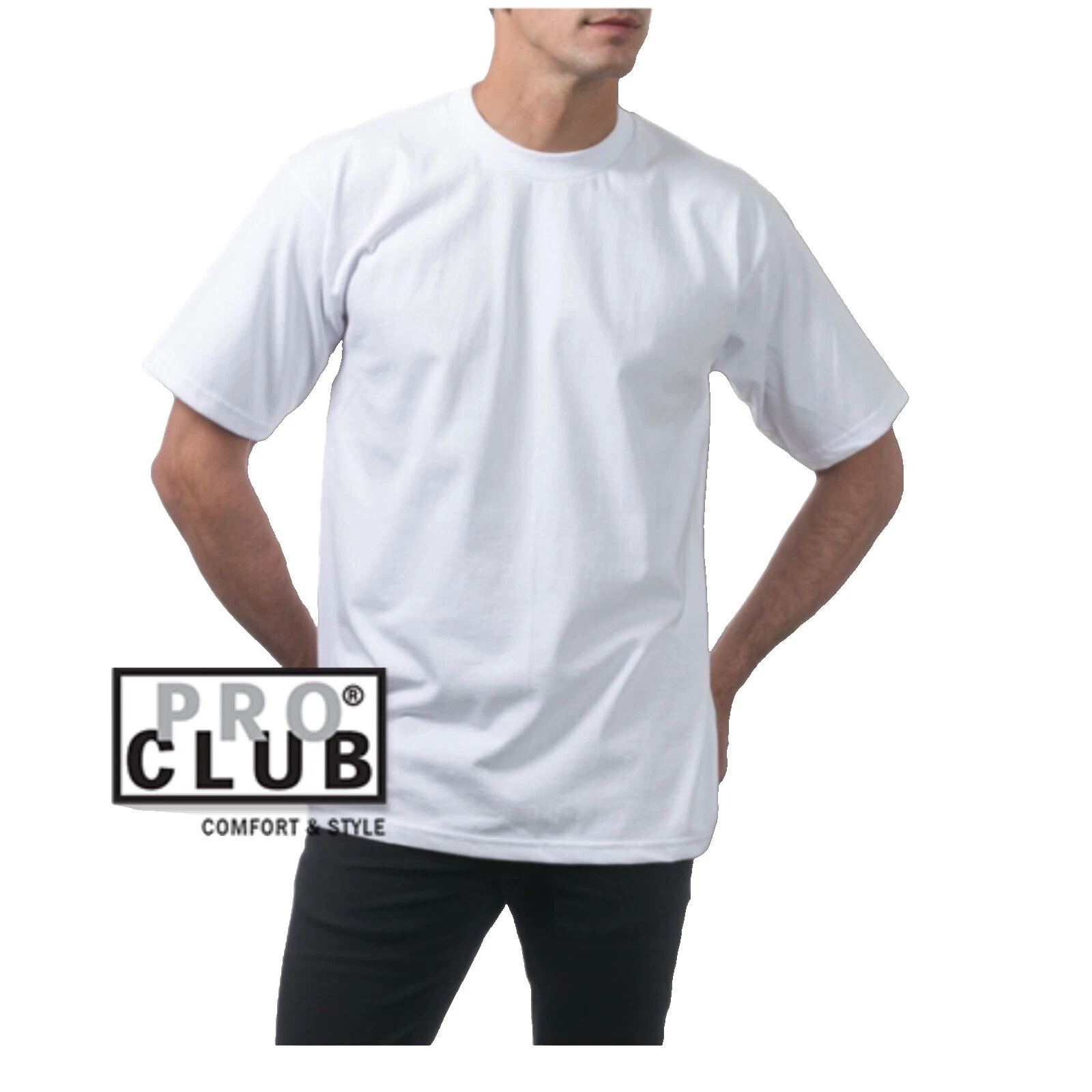 Pro Club Blanco Camisetas para Hombres