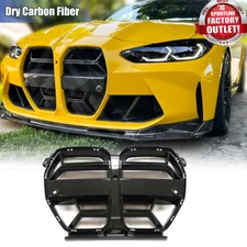 For BMW G80 M3 G82 G83 M4 2021UP Dry Carbon Fiber Front Kidney Grill Without ACC