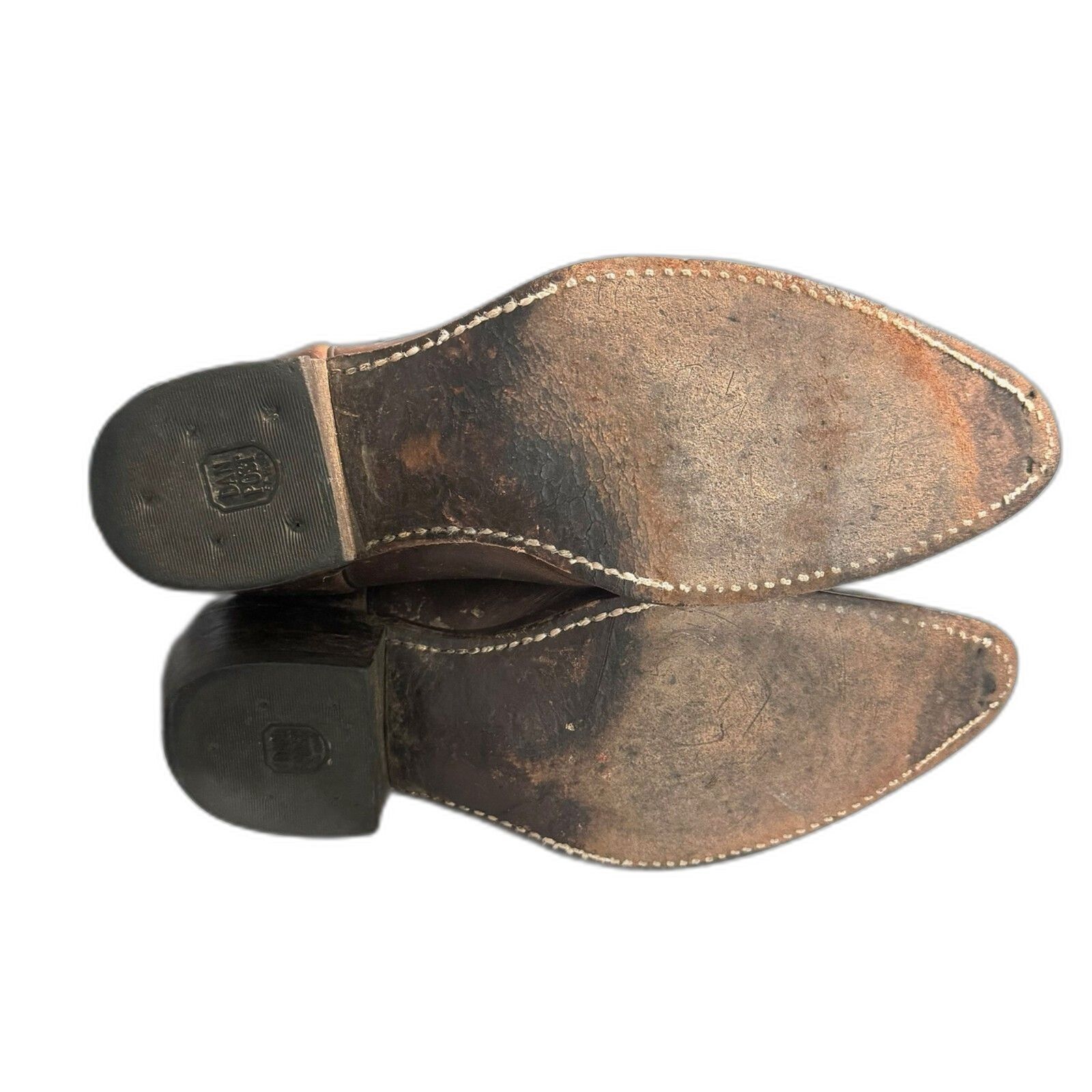 Vintage Dan Post Men's Brown Tall Boots Western C… - image 13