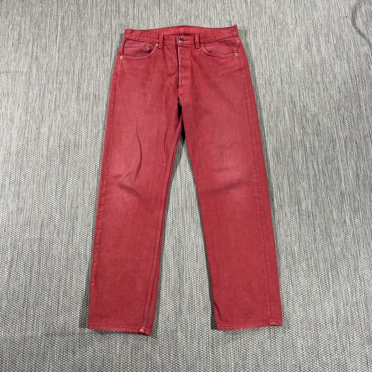 Levi's 501 Jeans Mens 34X30 Vintage 1990's Button Fly Made in the