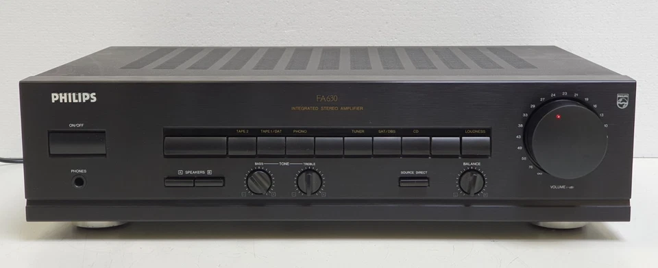 PHILIPS FA 630 Voll-Verstärker Integrated Stereo Amplifier  HIFI Schöne PHONO in - Bild 2 von 4