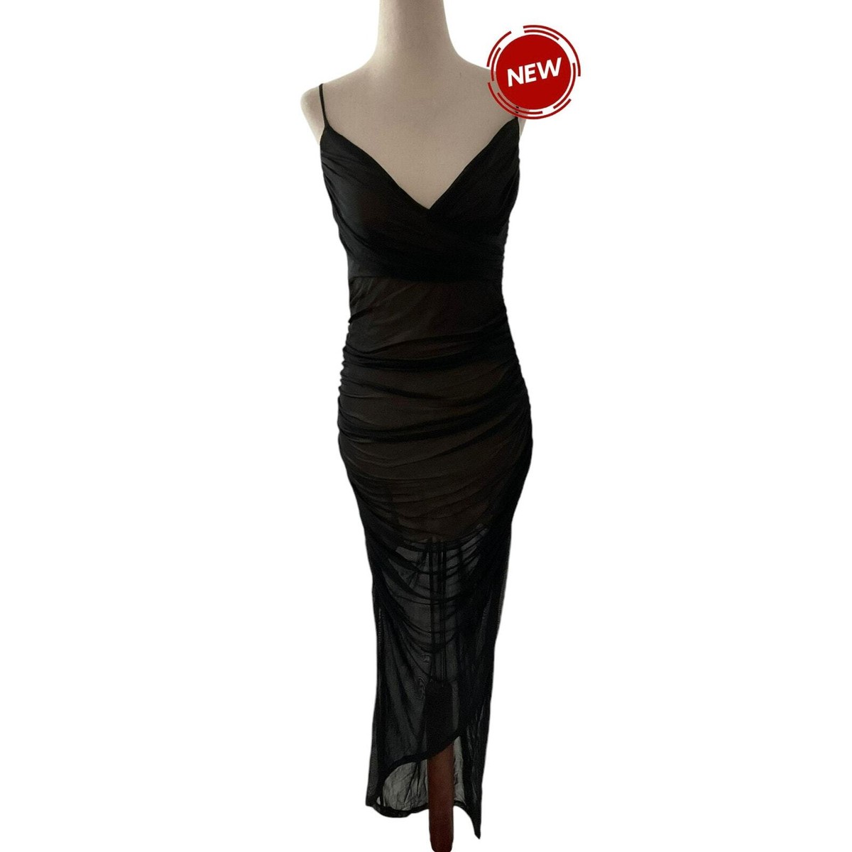 black silver dress Women's Stay Loud Metallic Abstract Mini Dress in Black/Silver