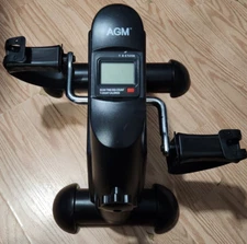 Mini Exercise Bike, AGM Under Desk Bike Pedal Exerciser Foot Cycle Arm/Leg Pedal