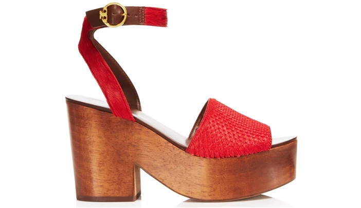 Tory Burch Tory Burch CAMILLA Sandals Exotic Red Size 6 MSRP 358.00
