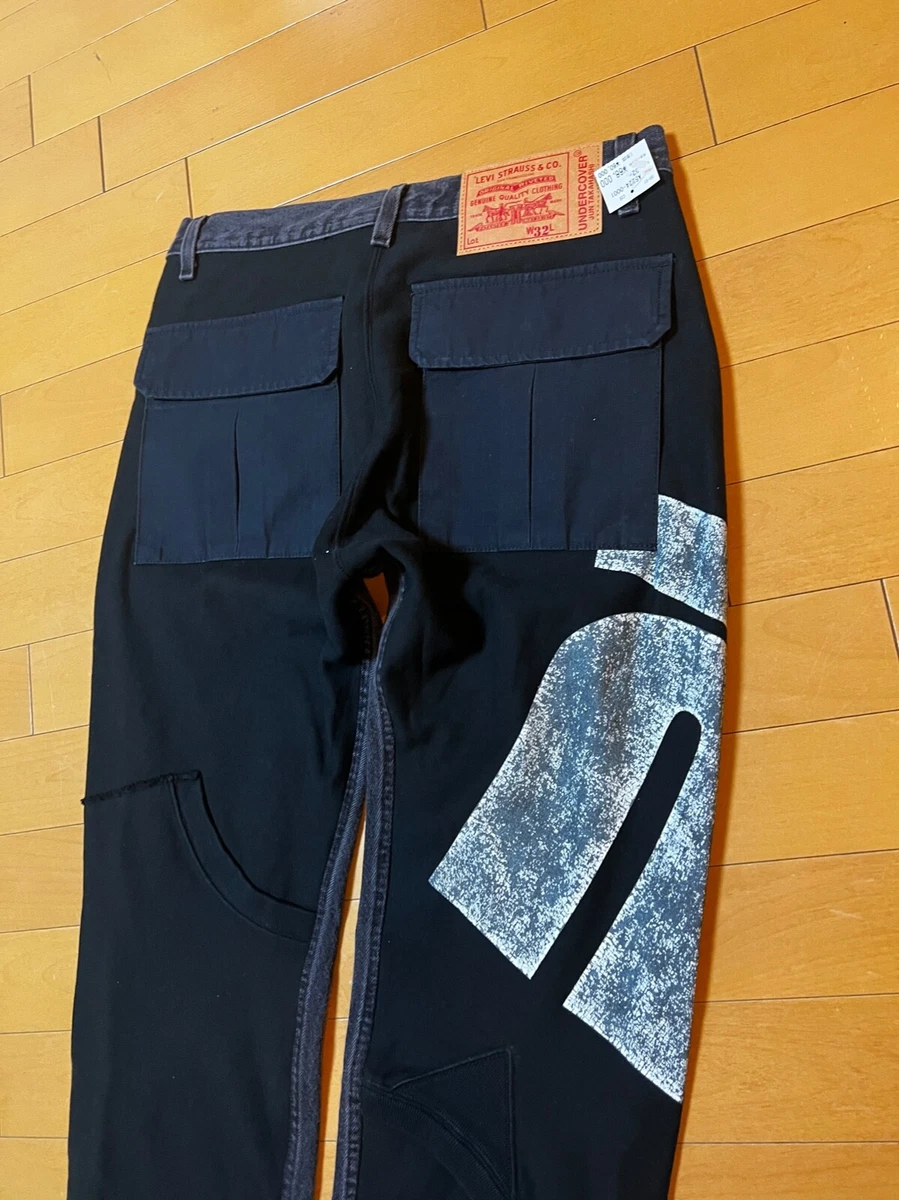 2022 Levis Undercover hybrid denim sweat pant jeans 34 black indigo Tokyo