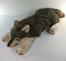 Timber Wolf Stuffed Animal Plush Toy By Wild Republic K M Large XL 30" Body