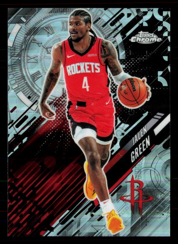 Jalen Green [Refractor] #GT-8 2025 Topps Chrome Go Time card