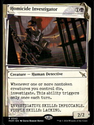Homicide Investigator (Showcase) - Murders at Karlov Manor MKM - 343 - MTG Magic