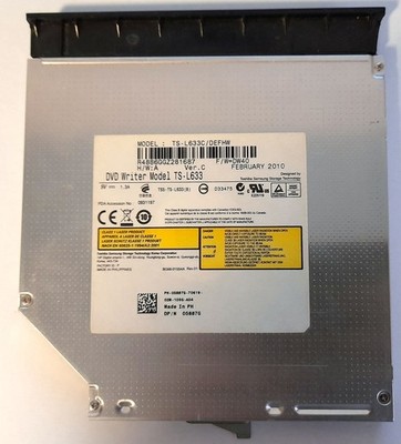Slimline DVD Laufwerk Toshiba Samsung TS L633C/DEFH