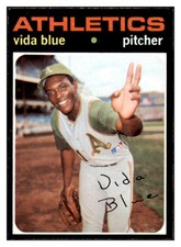 1971 TOPPS #544 VIDA BLUE A'S EX+/EX-MT 503884 (KYCARDS)