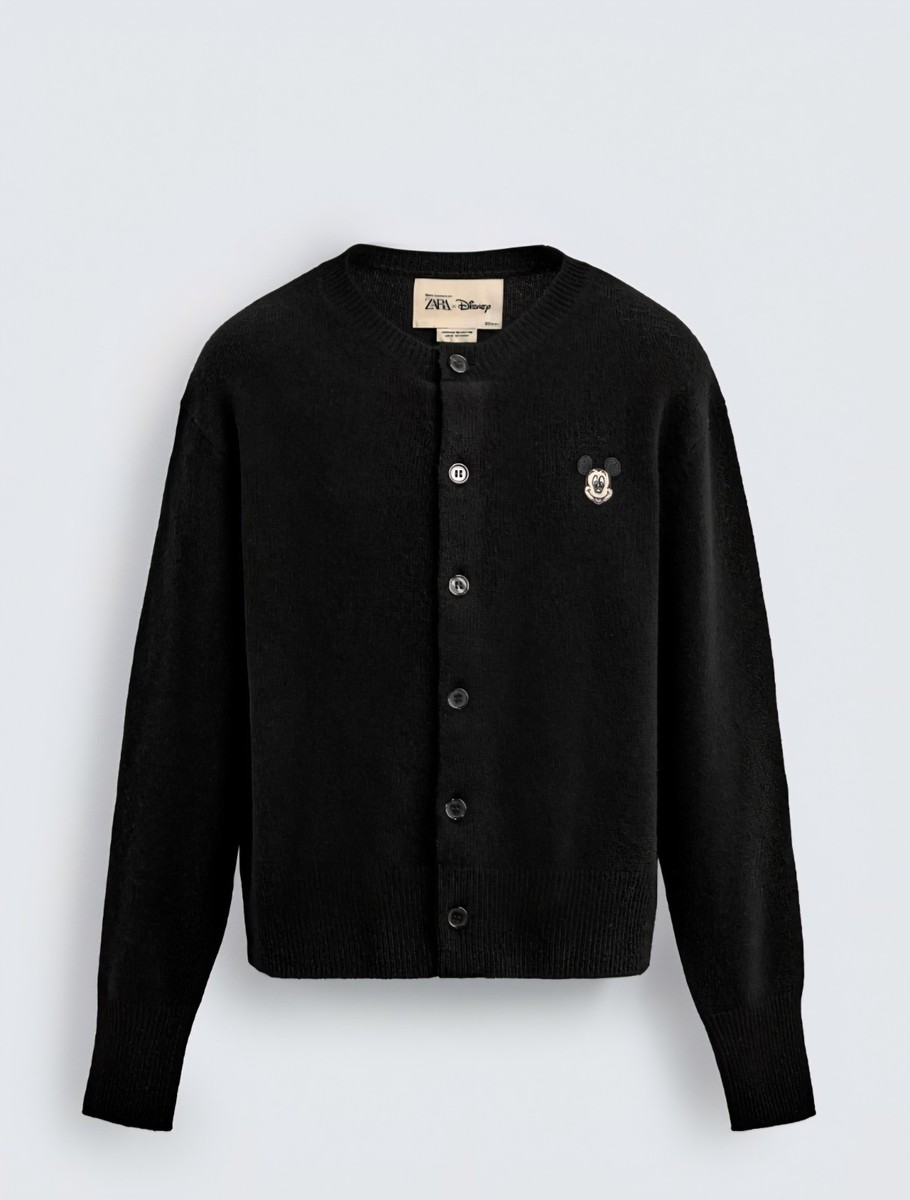 HARRY LAMBERT FOR ZARA X DISNEY MICKEY MOUSE PATCH UNISEX WOOL
