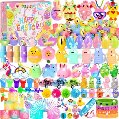 Lavwix 330 Pcs Easter Egg Hunt Set Includes 110 Prefilled Plastic Eggs Golden 
