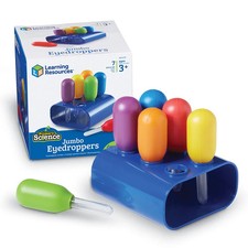 Pipetten Tropfer Jumbo-Set mit St&auml;nder Mototyka motessori
