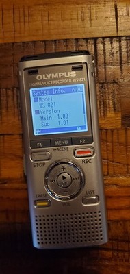 Olympus WS-821 Digital Voice Recorder Tested  & Working