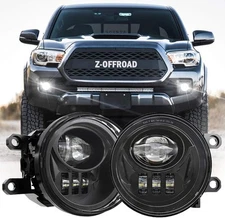 Z-OFFROAD New LED Fog Lights Driving Lamps Black fog lights for Tacoma 