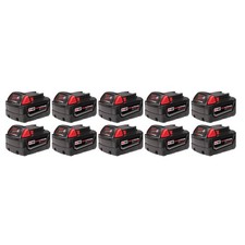 Milwaukee 48-11-1851 M18 18V 5.0Ah REDLITHIUM Cordless Battery Pack - 10pk