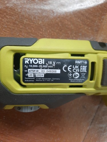 Multiherramienta inalámbrica Ryobi 18V One+ - RMT18 herramienta desnuda - Imagen 4 de 5